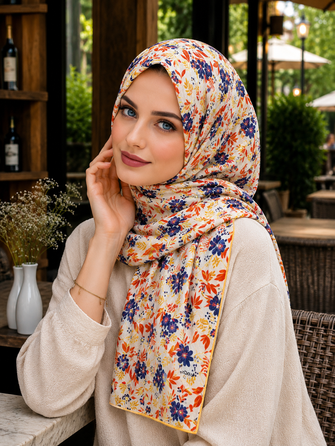 SOFT PAMUK EŞARP DESEN 1