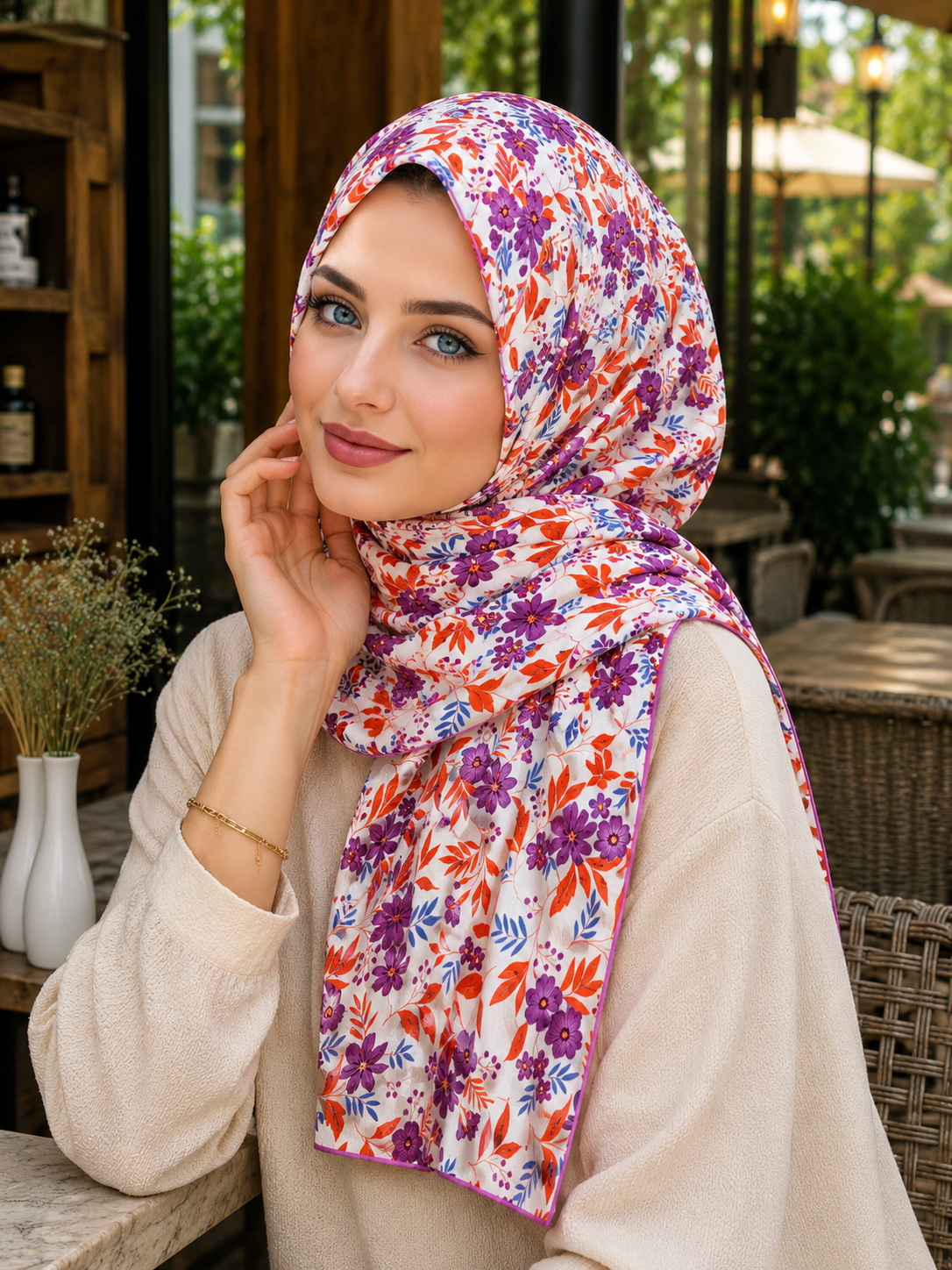 SOFT PAMUK EŞARP DESEN 5