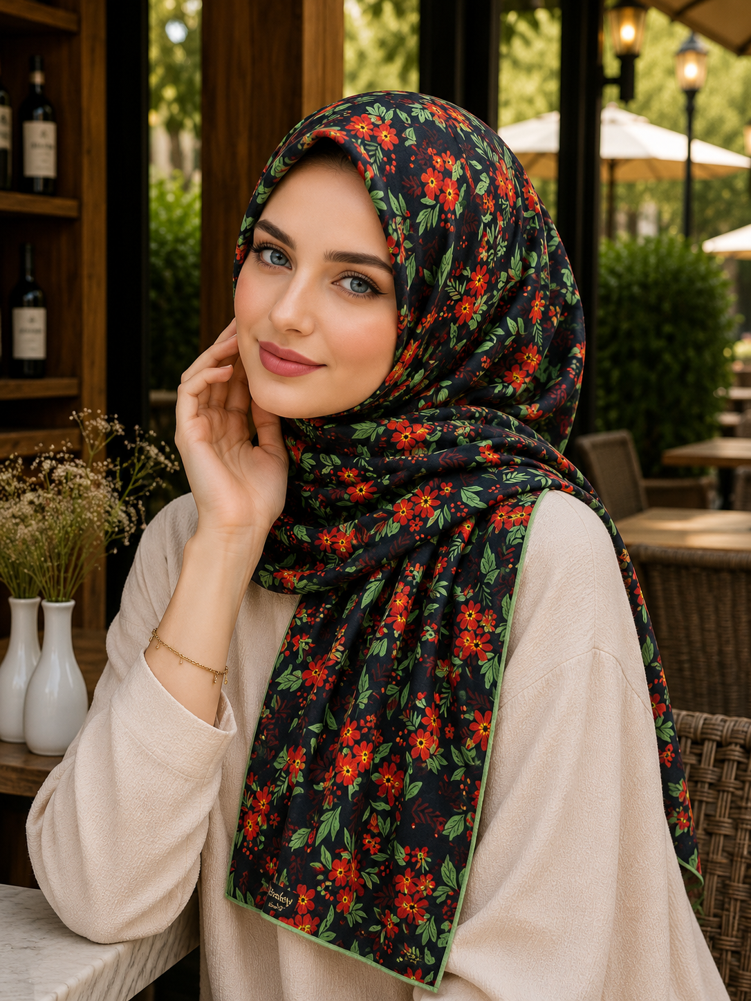 SOFT PAMUK EŞARP DESEN 9