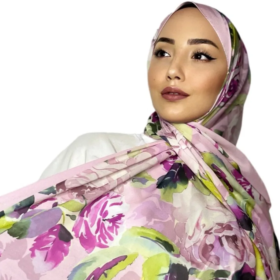 ROSLEY SCARF - FRANSIZ İPEĞİ GÜL DESEN