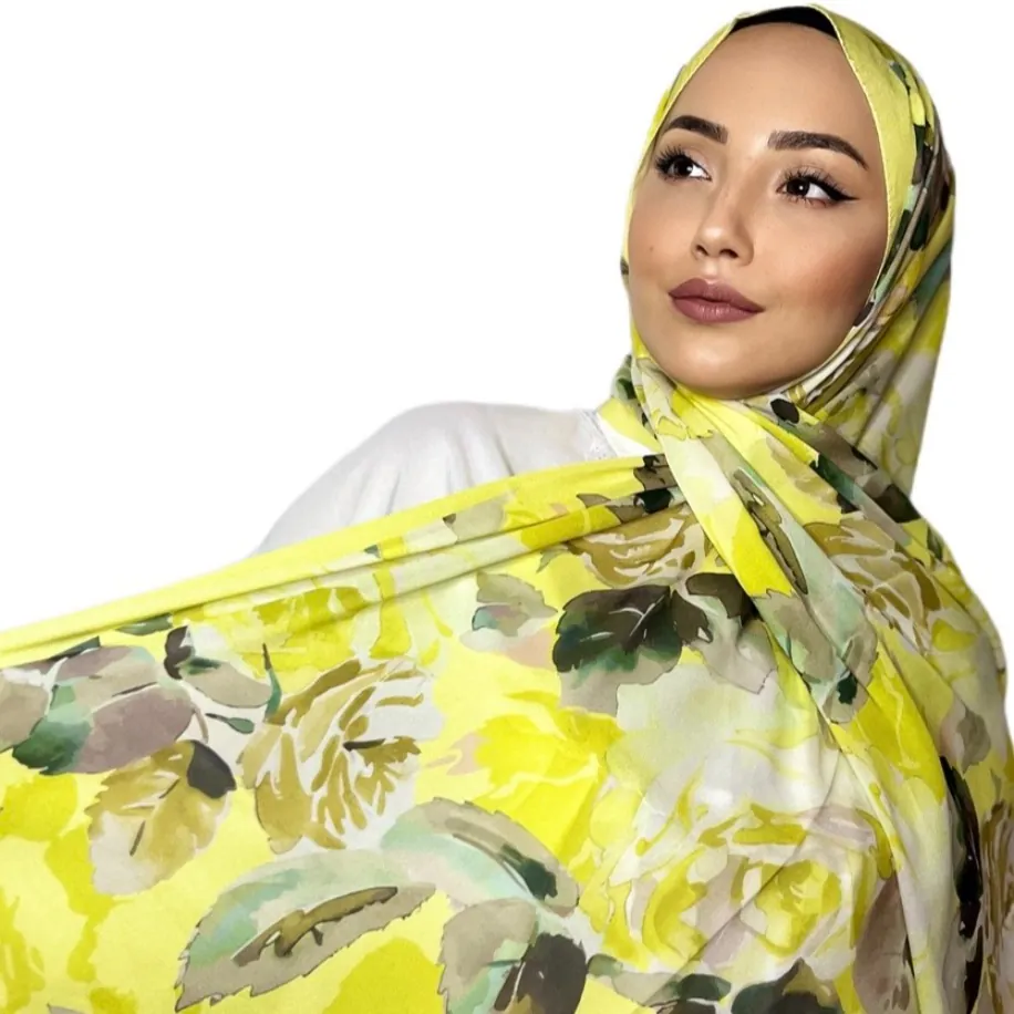 ROSLEY SCARF - FRANSIZ İPEGİ GÜL DESEN