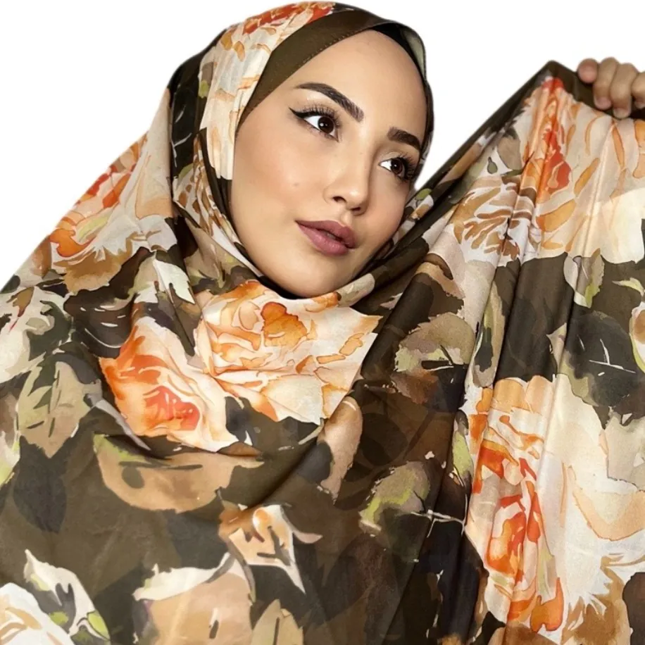 ROSLEY SCARF - FRANSIZ İPEĞİ GÜL DESEN