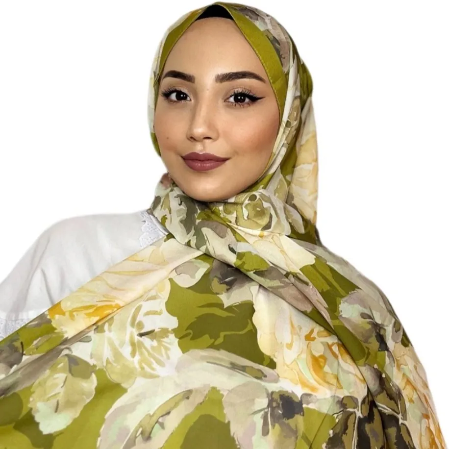 ROSLEY SCARF - FRANSIZ İPEĞİ GÜL DESEN